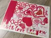 Stickere inimioare, Folina, decor roz