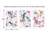 Set 71 stickere Magical Unicorn, Walltastic, multicolor