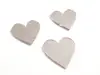 Set 30 Stickere oglindă argintie Inimioare, Folina, din oglindă acrilică 