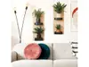 Stickere decorative Poliţe verticale cu plante verzi – pentru holuri și spații mici, 2 planşe 30x60 cm