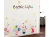 Sticker perete Better Life, Folina, decor floral multicolor