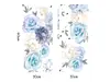 Stickere flori, Folina, bujori şi trandafiri albaştri