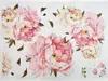 Stickere flori, Folina, bujori roz