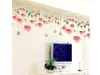 Stickere perete, Folina, decor flori roz