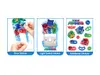 Mega Sticker Eroi în pijama PJ Masks, Walltastic, decorațiune multicoloră, set cu mai multe stickere