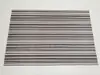 Suport farfurii din pvc cu linii maro Lines, 45x30 cm