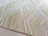 Suport farfurie masă Cubic, Folina, imprimeu geometric, bej, 45 x 30 cm