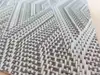 Suport farfurie masă Cubic, Folina, imprimeu geometric, gri, 45 x 30 cm