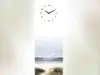 Ceas de perete Maverick, Eurographics, cu tablă magnetică, 30 x 80 cm