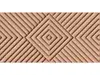 Tapet 3D romburi maro teracotă, Marburg Kyoto 34483, vlies, rolă de 0.53x10 metri