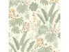 Tapet decor tropical verde pastel, Rasch 460674