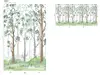 Fototapet cameră copii, copaci cu frunze verzi şi păsări, Marburg Little Adventures, 159x270 cm
