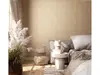 Tapet chevron bej texturat, Marburg Travertino 33376, vlies extralavabil