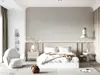 Tapet cu model geometric şi textură lemn, Marburg Travertino 33357, vlies extralavabil
