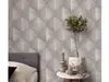 Tapet gri taupe cu model geometric, Erismann GMK4 1037038, vlies extralavabil