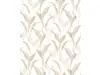 Tapet ivoire cu frunze bej şi gri, cu sclipici argintiu, Erismann Elle decoration, 1020702