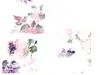 Fototapet floral mov Poema, Komar, 300x250 cm