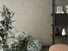 Tapet maro cu romburi turcoaz, Marburg Ritus 35539, textură sidefată, vlies, rolă de 0.53x10 metri