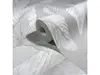 Tapet premium Marburg Whisper 36463 - gri deschis cu frunze tropicale