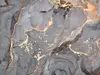 Tapet baie Golden textured marble, marmură gri cu detalii aurii, material Brush cu Water System rezistent la apă