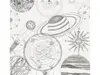 Fototapet Cosmos Sketch, Komar, 300x280 cm