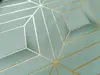 Tapet modern vernil, Ugepa, model geometric cu linii aurii, Galactik L61401