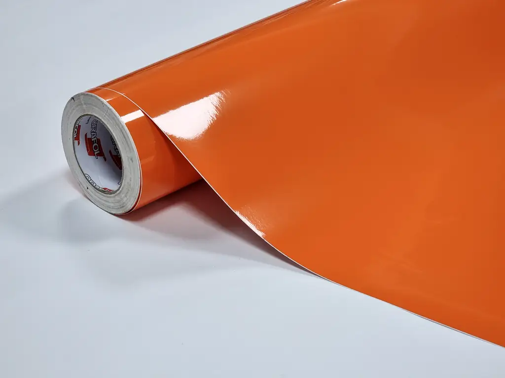 Autocolant portocaliu lucios, Oracal Economy Cal, Pastel Orange 641G035, 100 cm lățime