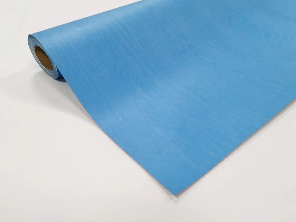Autocolant mobilă imitaţie lemn bleu mat 3607, 120 cm lăţime