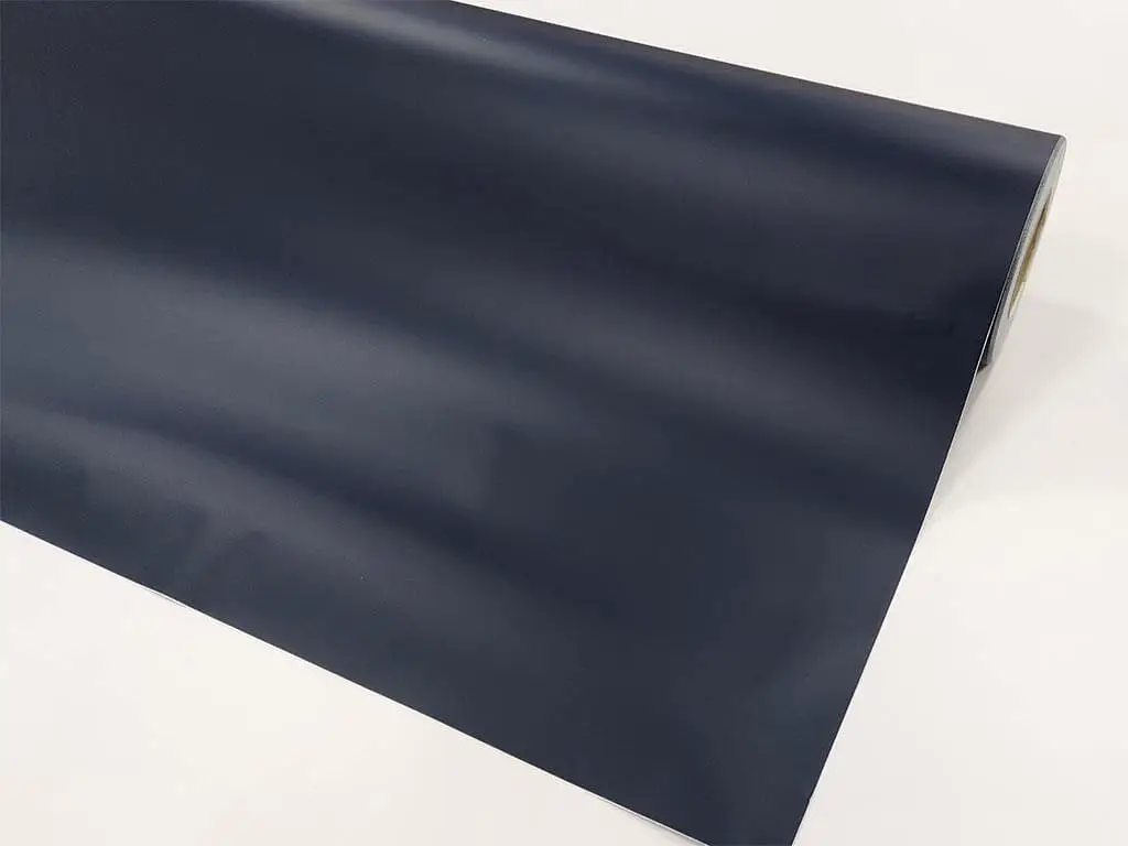 Autocolant albastru închis mat,X-Film Steel Blue 3674, lățime 126 cm
