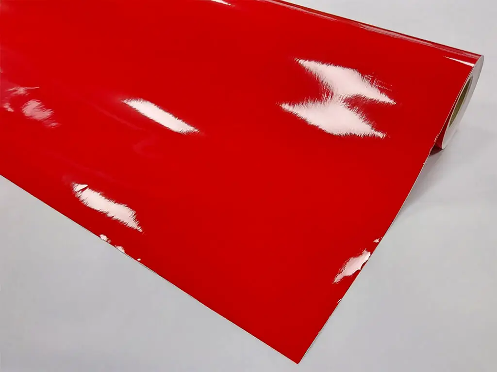 Autocolant roșu lucios, X-Film Glowing Red 3643, lățime 126 cm