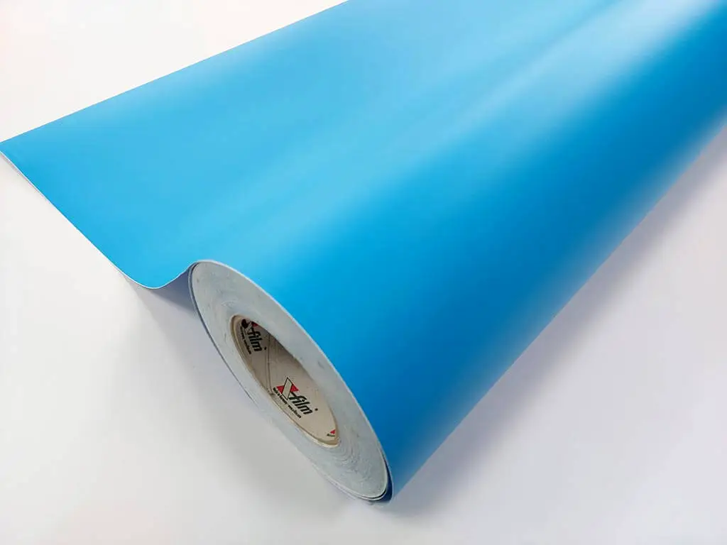 Autocolant bleu mat, X-Film Process Blue 3650, lățime 126 cm