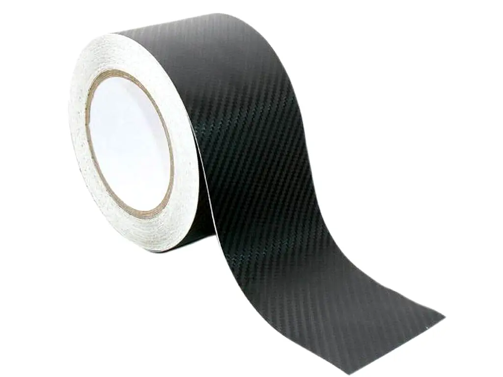 Autocolant carbon 3D, Folina, uni, negru, lățime 20 cm, lungime 152 cm