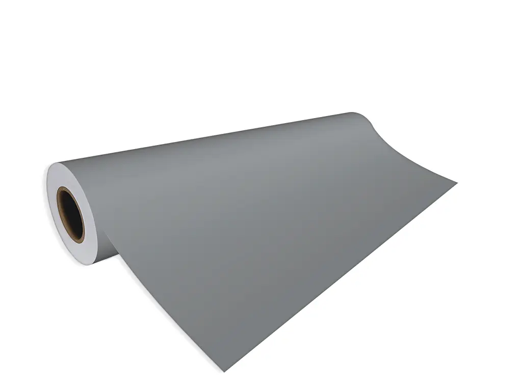 Autocolant gri argintiu mat Oracal Economy Cal, Silver Gray 641M090, 100 cm lățime