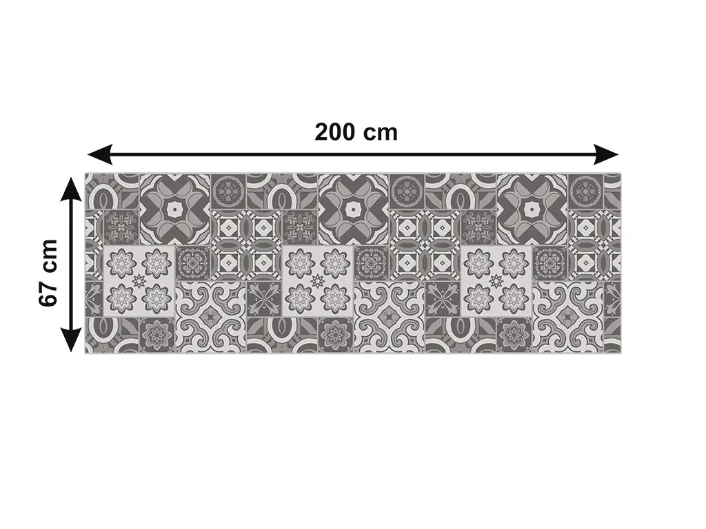 Autocolant perete, Folina, nuanțe de gri, rolă de 67x200 cm