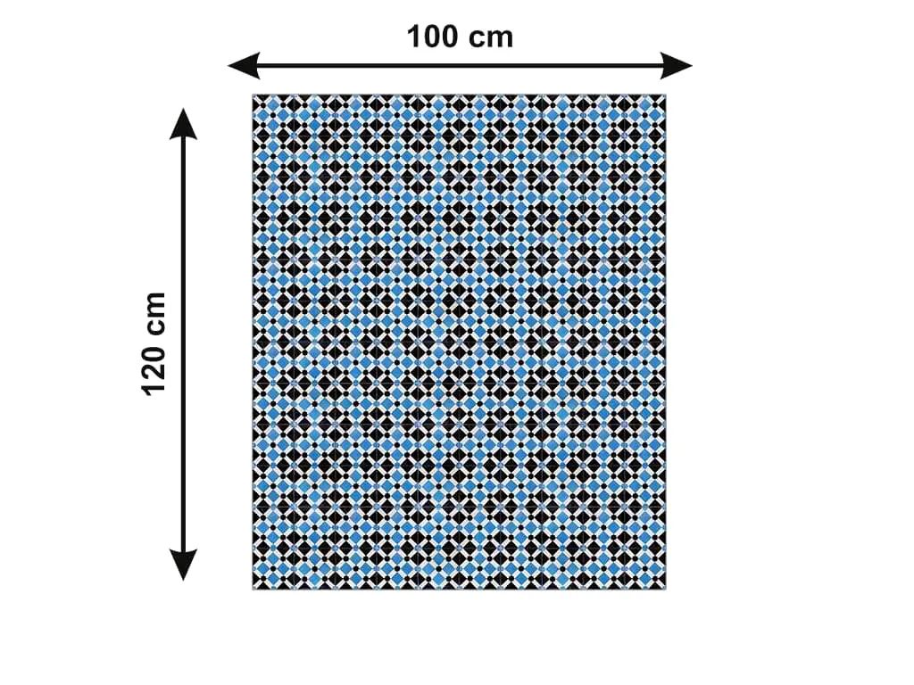 Autocolant gresie şi podele, Folina, model geometric, 120 cm lăţime