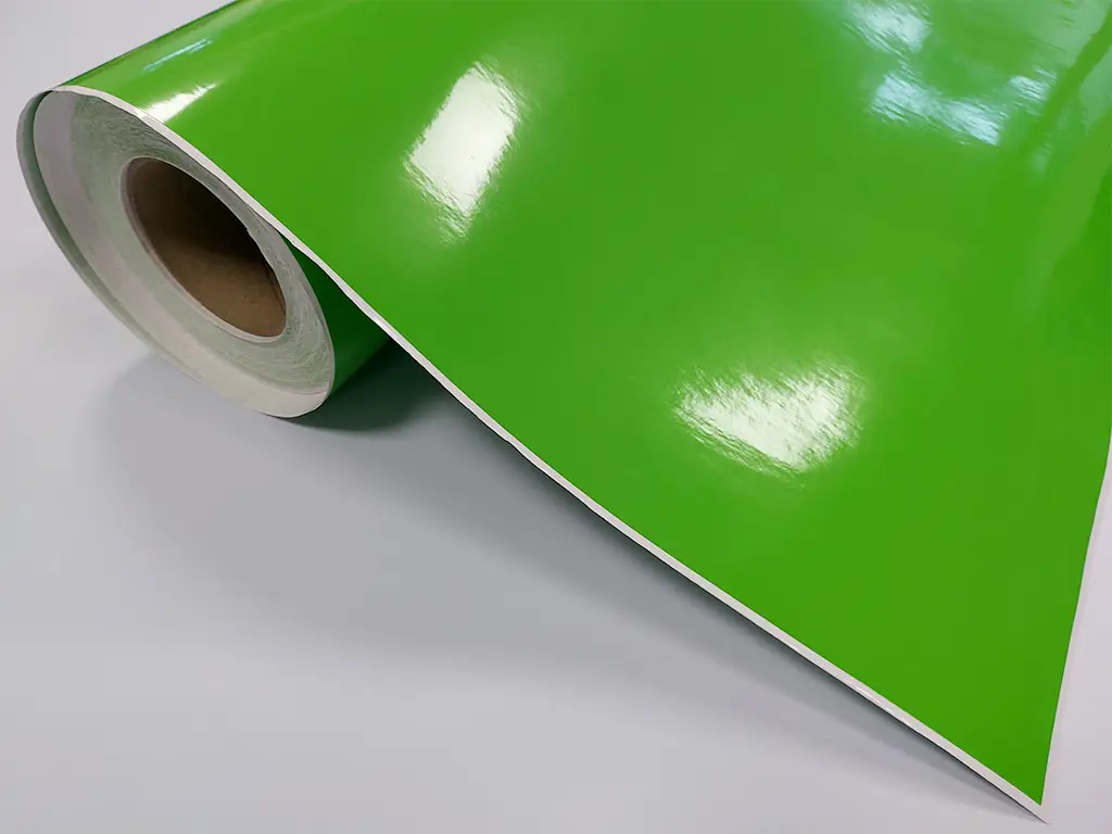 Autocolant verde lucios, Light Green 3661, X-Film, lățime 126 cm