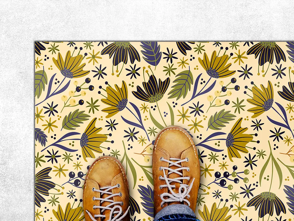 Covor antiderapant pentru bucătărie, din pvc, model Keukenhof, linoleum antiderapant la rolă de 80x158 cm