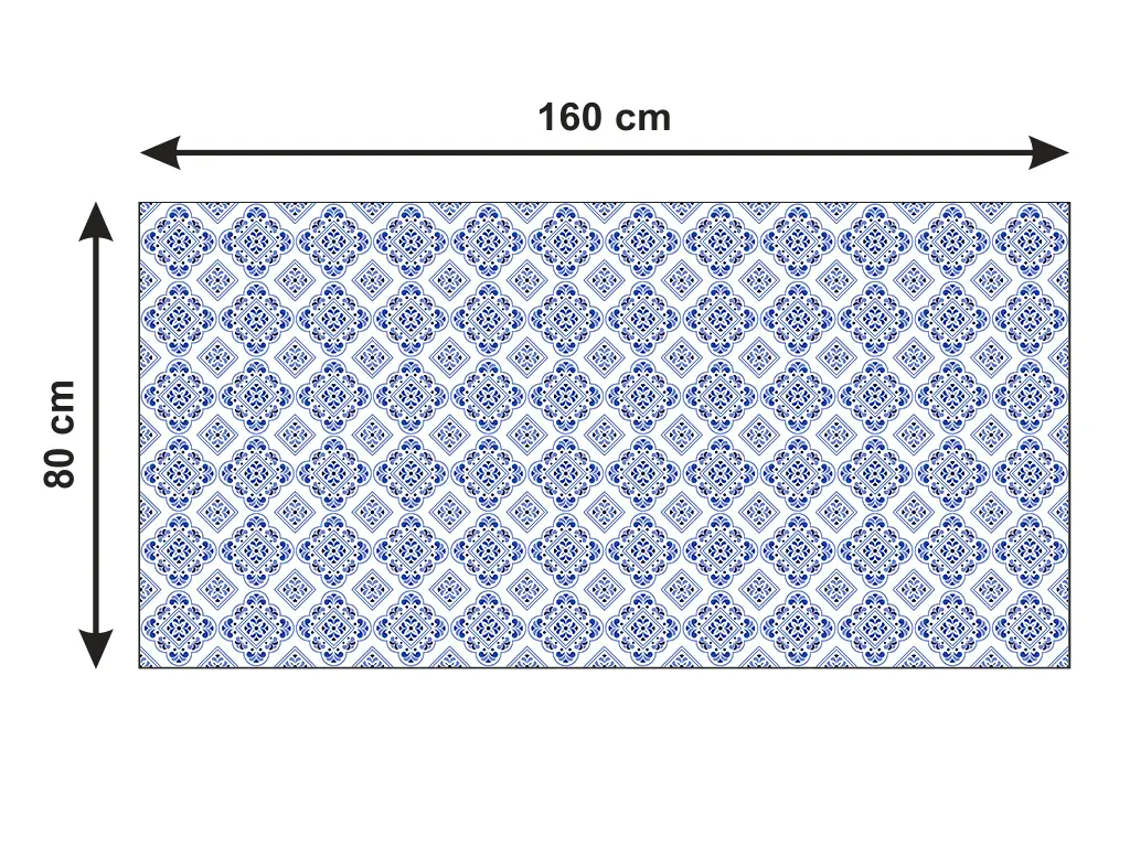 Covor antiderapant pentru bucătărie, din pvc, model Guimaraes, linoleum antiderapant la rolă de 80x158 cm 