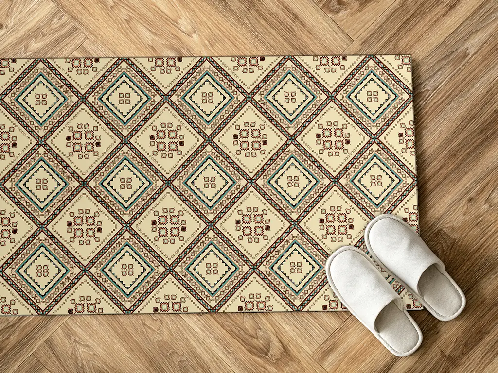 Covor antiderapant pentru bucătărie, din pvc, model Luxor, linoleum antiderapant la rolă de 80x158 cm