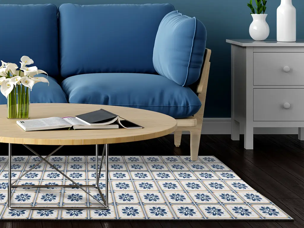 Covor antiderapant pentru bucătărie, din pvc, model Edessa, linoleum antiderapant la rolă de 80x158 cm