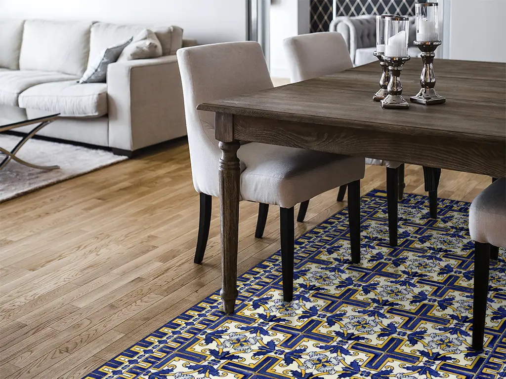 Covor antiderapant pentru bucătărie, din pvc, model Larisa, linoleum antiderapant la rolă de 80x158 cm