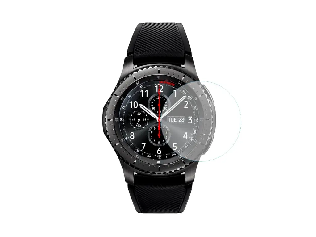 Folie de protecție ceas smartwatch Samsung Gear S3 - set 3 bucăți