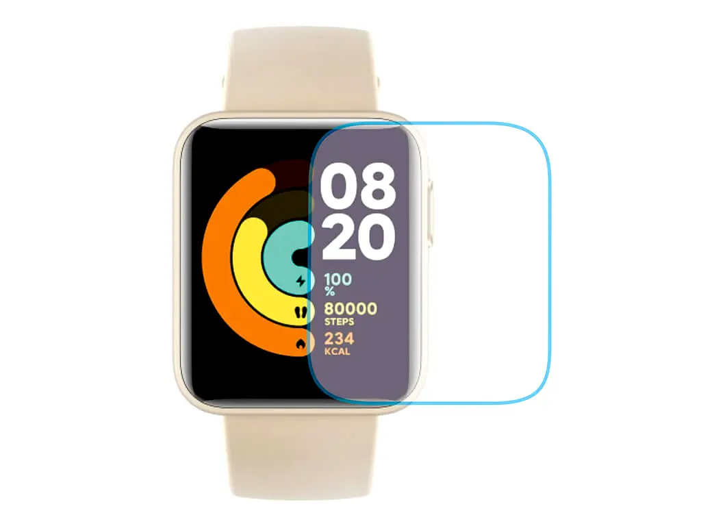 Folie de protecție ceas smartwatch Xiaomi Mi Watch Lite - set 3 bucăți