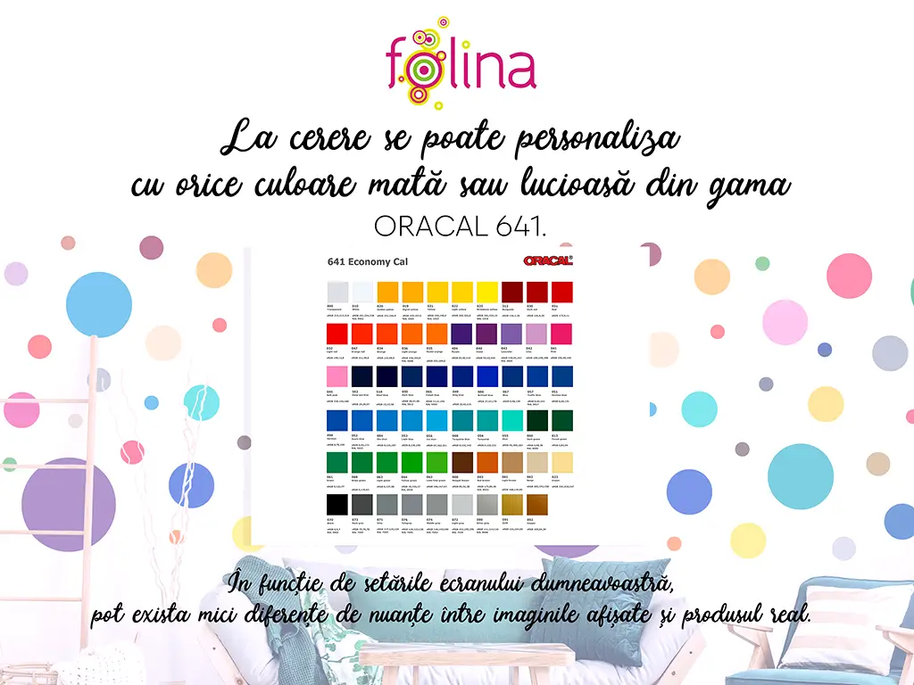 Set stickere rafturi cu cărți, Folina, culoare opțională, 80x110 cm, racletă de aplicare inclusă