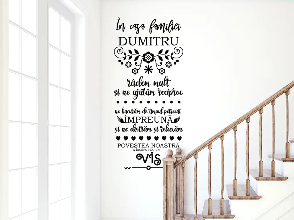 Sticker decorativ citat 