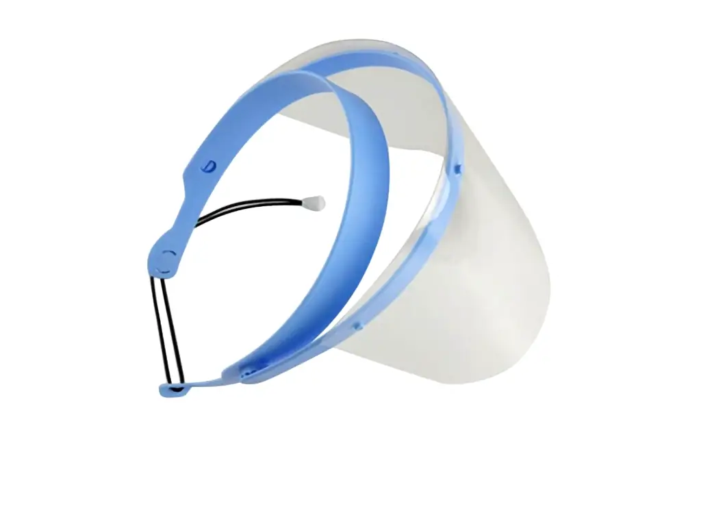 Vizieră de protecție cu ramă din silicon 