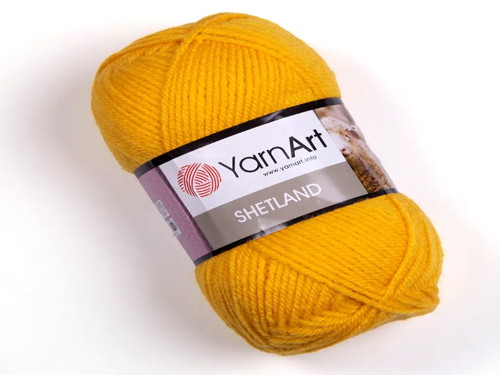 Fir textil Yarn Art Shetland galben 506, pentru tricotat