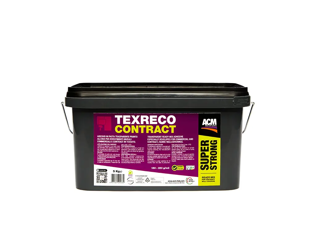 Adeziv tapet ACM Texreco Superstrong, gata preparat, găleată de 5 kg