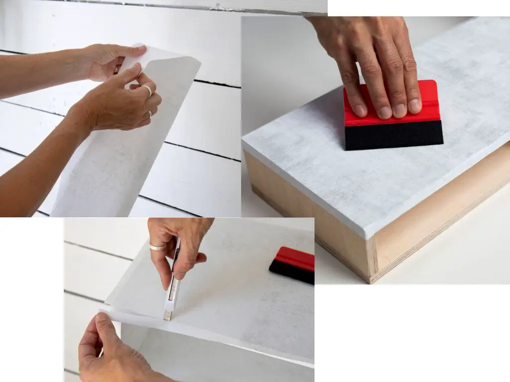 Autocolant mobilă Concrete White, d-c-fix, imitatie decorativa gri foarte deschis, 67x200 cm