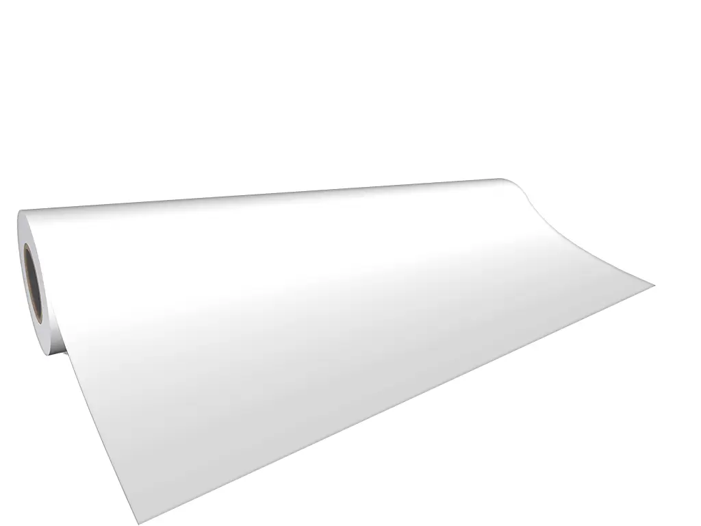 Autocolant alb mat Oracal Economy Cal, White 641M010, lățime 126 cm